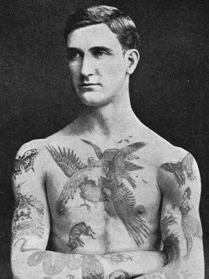 Какими были татуировки 18-19 века | Пикабу