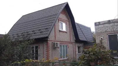 Делаем дом из дачи, крышу из металлочерепицы - YouTube