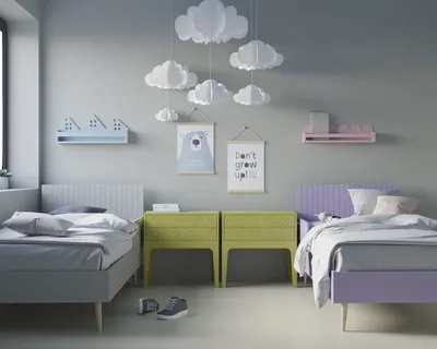 Кровать односпальная Фло - полоски — KUBIMEBEL - магазин мебели для вашего  дома. Мебель на заказ