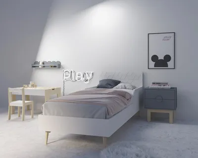 Кровать односпальная Фло - соты — KUBIMEBEL - магазин мебели для вашего  дома. Мебель на заказ
