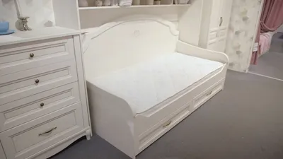 Купить Кровать односпальная с ящиками Прованс с доставкой по выгодной цене  в интернет магазине Hoff.ru. Характеристики, фото и отзывы.