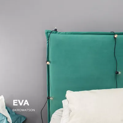 Двуспальная кровать Eva купить в Москве: каталог и цены от производителя в  интернет-магазине Кроватсон | KROWATSON