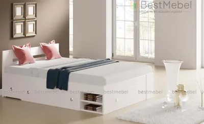 Кровать Стефан - 24680 р, бесплатная доставка, любые размеры