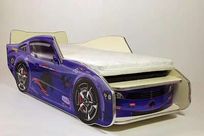 Кровать машина недорого : Кровать машина Порше бампер 3Д синяя