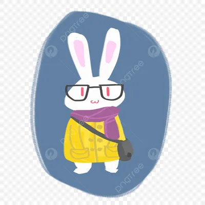 Кролик в очках. Винтажный нарисованный вручную: стоковая векторная графика  (без лицензионных платежей), 1013404789 | Shutterstock