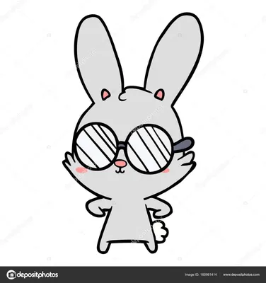 Вырубка для пряников Кролик в очках 10*5,3 см (3D) от интернет-магазина  «Домашний Пекарь» с оперативной доставкой