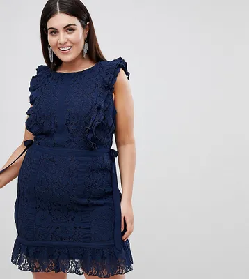 Кружевное платье-футляр Lоvеdrоbе-Темно-синий Арт.CL000026218539 - цена  1790 руб., в наличии в интернет-магазине | Clouty.ru