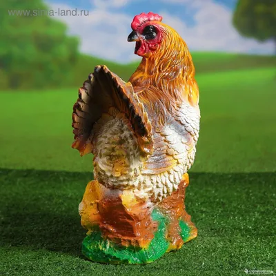 Садовая фигура \"Курица с цыплятами\" 30х17х40см МИКС — купить в Оренбурге по  цене 659,0 руб за шт на СтройПортал