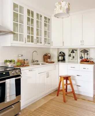 Белые кухни: 80 фото дизайна реальных гарнитуров в интерьере, глянцевые и  матовые