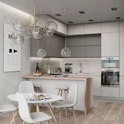 КУХНИ ⚡ШКАФЫ ⚡МЕБЕЛЬ НА ЗАКАЗ в Instagram: «🚀КУХНИ ПОД ПОТОЛОК🚀 . Шкафы до  потолка хорошо смотрятся… | Modern kitchen set, Interior design kitchen,  Modern kitchen