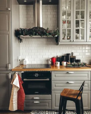 Кухни икеа в интерьере реальные фото
