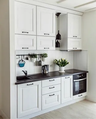 Идеи для маленьких кухонь on Instagram: “🔸Кухня - малышка🔸 ⠀ А вам  нравятся прямые кухни?😍 ⠀ ⠀Ставьте лайк,ес… | Küçük mutfak, Lüks  mutfaklar, Mutfak dekorasyonu