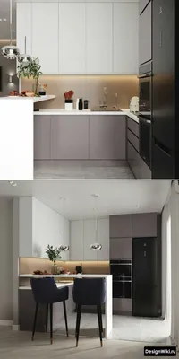 Серая кухня: 2 вида сочетаний (стены, шторы, фартук) и 139 фото