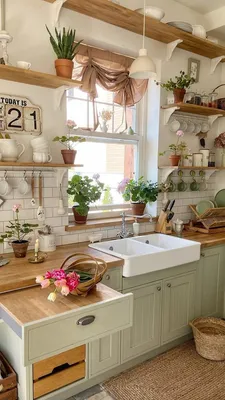 Кухня в стиле прованс: 6 главных особенностей и идеи оформления (65 фото) -  Дом Mail.ru