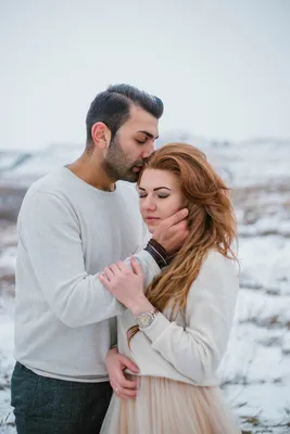 Красивые съемки Love Story зимой: подборка фотографий