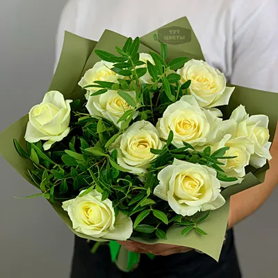 Букет из 11 розовых роз 40 см» - купить в Новокузнецке за 3 160 руб