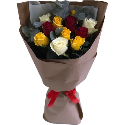 Букет из 11 роз \"Прикосновение\" в Сочи - Купить с доставкой - Цена 2490  руб. | Заказать в интернет-магазине «FlowBerry»