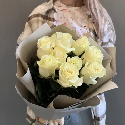 Букет из 11 белых роз Премиум Эквадор» - купить во Владивостоке за 6 490 руб