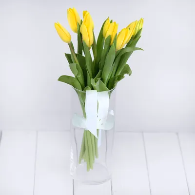 Заказать букет 11 тюльпанов FL-2276 купить - хорошая цена на букет 11  тюльпанов с доставкой - FLORAN.com.ua