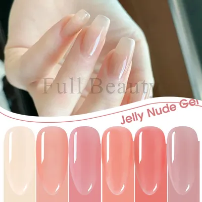Гель-лак полупрозрачный телесного цвета для ногтей, 6 мл - купить по  выгодной цене | AliExpress
