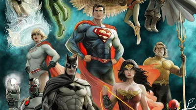 Обои супергерой, Лига справедливости, Супермен, герой, человек - картинка  на рабочий стол и фото бесплатно