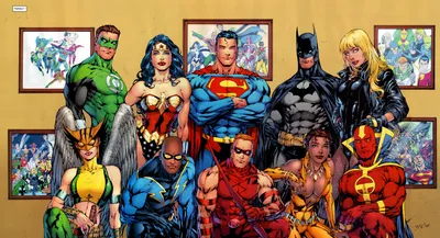 Зеленый Фонарь, Бэтмен, DC Comics, супермен, супергероев, Лига  Справедливости - скачать бесплатные обои / oboi7.com