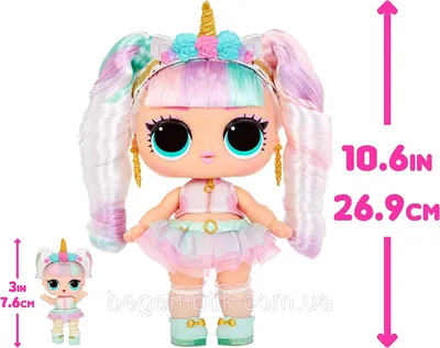 Игровой Набор с мега куклой Большая малышка Единорог LOL Surprise Big Baby  Totally Hair Doll Unicorn - купить по лучшей цене в Киеве от компании  \"Бегемотик - детские товары\" - 1666980232