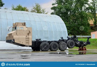 Historic MAZ-7907 24x24 Experimental Chassis of the Minsk Automobile Plant  for the Celina-2 Missile System. Chassis during Editorial Photo - Image of  technologies, machine: 214230361