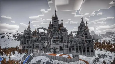 В Minecraft построили замок Леди Димитреску из Resident Evil: Village —  Rampaga