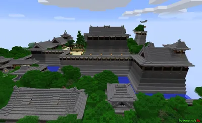 Map] Hatsumoto-Jo, a Japanese castle - японский замок [1.7.4] » Скачать  карты для Майнкрафт [1.18.2] [1.17.1] [1.16.5] [1.15.2] [1.14.4] [1.12.2]  [1.7.10]