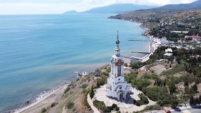 Храм-маяк Николая Чудотворца в Крыму, Малореченское | Другие места | Дзен