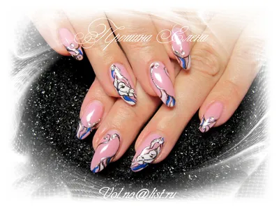 Nail art, литьё,серебро,,дизайн ногтей | Nails, Beauty