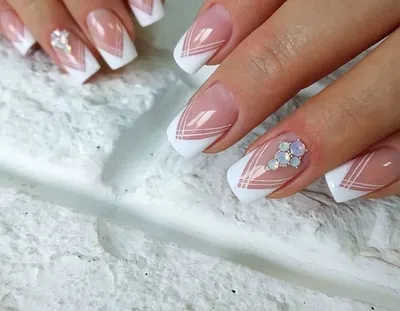 Необычный френч. Идеи праздничного французского маникюра. | Nail Stil | Дзен