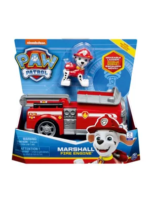 Фигурка Paw Patrol Щенячий патруль машинка с Маршалом, 6054135 PAW Patrol (Щенячий  патруль) 17068482 купить в интернет-магазине Wildberries