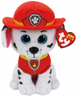 Мягкая игрушка TY Beanie Boos Щенячий патруль Щенок Marshall — купить в  интернет-магазине по низкой цене на Яндекс Маркете