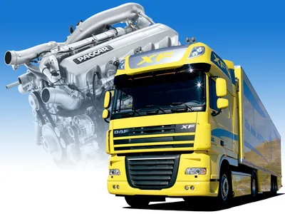 Фото DAF Trucks Грузовики XF105-460 белых едет автомобиль 2560x1440