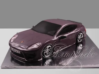 Торт машина Porsche Panamera 12084922 стоимостью 10 950 рублей - торты на  заказ ПРЕМИУМ-класса от КП «Алтуфьево»