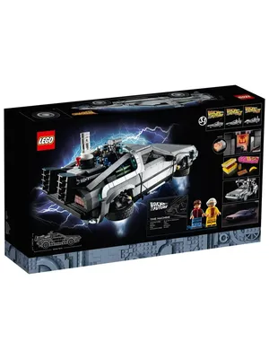 LEGO 10300 Назад в будущее Машина времени Delorean LEGO 113287629 купить за  25 935 ₽ в интернет-магазине Wildberries