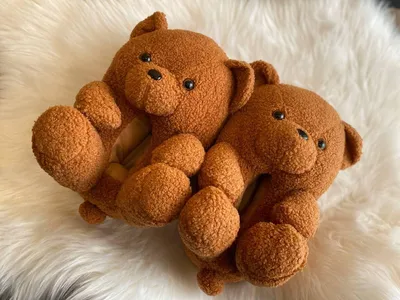 Мягкие домашние тапочки Мишки Тедди, Смешные тапочки кигуруми Медведи  (3129), цена 830 грн — Prom.ua (ID#1569782753)