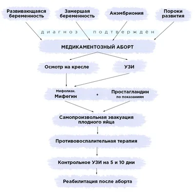 Медикаментозное таблетированное прерывание беременности (мифегин)