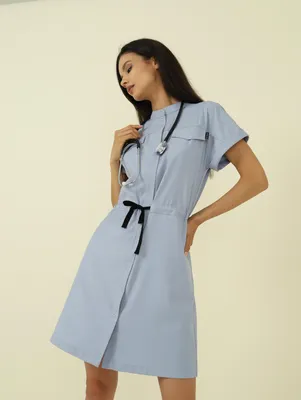 Каталог Платье AWD-1 (светло-серый) от Medilion - бренд медицинской одежды