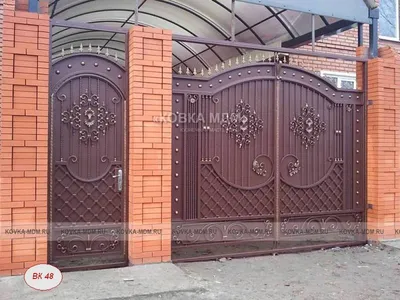 Ворота кованые ВК№48 139 14 142 42 150 119 110 60 25 [XUIGH6RJW8] | ворота  калитки заборы от производителя (Чехов)