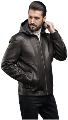 SARTORI DODICI Кожаная куртка мужская с капюшоном — купить в  интернет-магазине по низкой цене на Яндекс Маркете