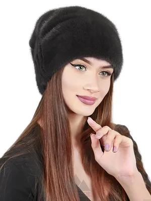 Норковая шапка Молодежная - 85 фото