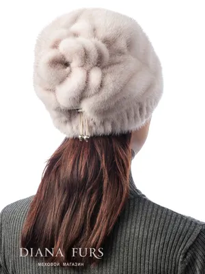Норковая шапка, молодежная модель Т1678 - магазин шуб Diana Furs