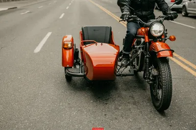 Представлен прототип - электрический мотоцикл «Урал» с коляской