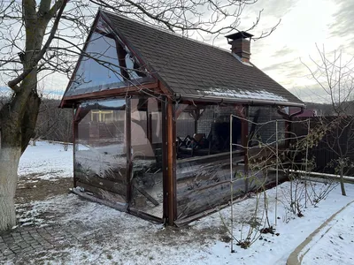 Фото и видео мягких окон для беседок, ПВХ штор и завес выполненных нашей  компанией