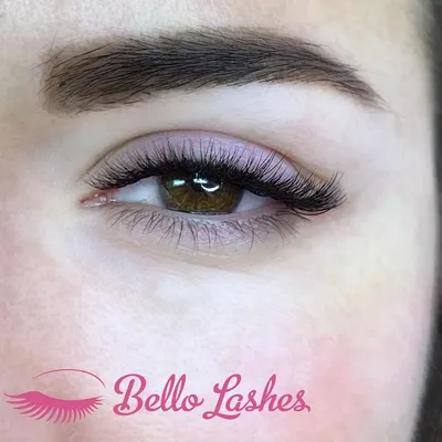 Наращивание ресниц 2D (2Д) - двойной объем | Bello Lashes