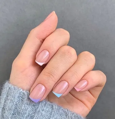 Короткие квадратные ногти: нежные идеи маникюра | Trendy nails, Short  acrylic nails, Stylish nails