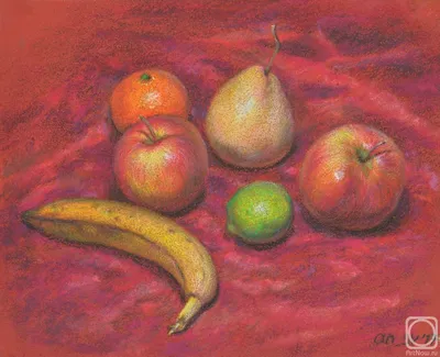 Натюрморт с фруктами» картина Святченкова Антона (бумага) — купить на  ArtNow.ru